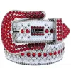 Designer Designer BB Belt Simons Women Belts Män svartblå vit glänsande diamant multicolour med bling strass gåva bälten k5wh# designerny2t