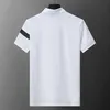 mens polo shirt designer polos shirts for man fashion focus embroidery snake garter little bees printing pattern clothes clothing tee black and white mens t shirt#031