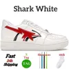 Bapestar Shoes Women Sk8 Sta Shark Low Patent Leather Red Blue Black White Pink Camouflage Skateboarding Jogging Men Sports shoeEDP6