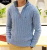 Män tröjor Pullover Sheep Sweater Designer Knitwear Classic Casual Top Autumn tröja broderi mönster stickat ullplagg smal passande tröja asiatisk storlek