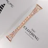 Luxury Swan Metal Chain Metal Diamond Watch Straps for Apple Watch Bands 49mm 45mm 38mm 40mm 42mm 44mm Women Bling Slim Glitter iwatch Series Ultra 9 8 7 6 5 4 3 SE