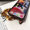 Cell Phone Cases Designers iPhone case chocolate tortoise shell carrying chain 14pro max / 12 13 11 mobile phone cases full package X xsmax men and women 240219