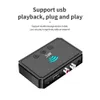 NFC5.0RCA Alıcı Aux AUX Araba Stick Bluetooth Adaptör Hoparlör Amplifikatörü USB Flash Sürücü