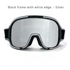 Lunettes de soleil 2024 Lunettes de ski Masque pour les yeux de sport respirant Haute définition Vue panoramique Anti-brouillard UV400 Unisexe Mode personnalisée