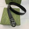 Belts Designer Belt Men Automatic Belt Gold High Quality Sier Black Buckle Fashion Women Width 3.8cm YQ240226