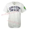 Costurado Bo Diaz Pete Rose Cervezeria Caracas Camisa de beisebol personalizada Leones del Caracas Jersey