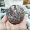 装飾的な置物本物の自然なメキシコの農業球体デザインインディージュエリークリスタルボール美的装飾貴重な石