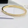 Diamond Bangle Classic Designer Bransoletka Bineliry Luksus Projekt literowy Niezalergiczny materiał Wysokiej jakości prezent urodzinowy para