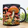 Mugs Clear Ice Coffee Cups Glass 3D Mug Creative Space Design Multi Purpose Funny Novelty Ceramic Tea Cup Dishwasher