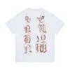 Erkek Polo T-Shirt Lüks Marka Yüksek Baskı Basılı Mektup Deseni Erkekler Tasarımcı Klasik Moda Çift Çift Çift Çift Hip Hop Yaz Elbise