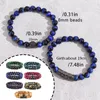 Charm Bracelets Natural Stone Men Colored natural stone Women Bracelet Portable Antique Decorative Replacement Flexible Parent Bangle Jewelry Ornament