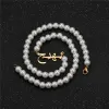 Halsband Anpassade arabiska namn Halsband för kvinnor Rostfritt stål Krage Islamiska halsband Pärlkedjedyckel Bästa mors daggåva