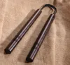 Tillbehör med solidträ Blackwood Nunchucks Trä Faktisk strid Performance Rope Nunchaku Twosection Stick3082202