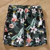 Bijpassende outfits voor gezinnen Pa Nieuwe zomer Familielook Diepe V-hals Bloemenprint Stiksels Effen Bijpassende badpakken uit één stuk