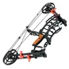 Bow Arrow Compound Bow Archery sätter 30-70 kg Rita vikt justerbar stålkulskytte vänster höger handjakt bågar vuxna nybörjare kit yq240327