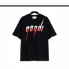 Designer T-shirt Mens Black Lettre Chemise Hommes Femmes Mode Chemises imprimées à manches courtes Marque de mode Designer Coton T-shirt taille M-2XL