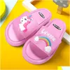 Pantofole per ragazza Pantofole per bambini Led Bambini Sandali da bagno per bambini Scarpe per ragazzi Light Up Toddle230605 Consegna di maternità Maternità Dhbhc