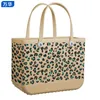 Handheld EVA Beach Bag EVA Solid Color Print Storage Travel Hole Bag Beach Bag