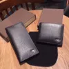 Novos homens longos preto carteiras titulares de cartão 2020 vendido negócios curto carteiras moda bolsas mudança saco couro qualidade superior gp2020310r