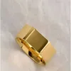 Band Rings Titanium مع 18K Gold Wave Ring Ring Women Stainess Steel Jewelery Designer T Show Club Party Rare Elegance Japan Korea J240226