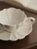Tasses Ahunderjiaz-tasses à café florales françaises assiettes exquis plateau à thé de l'après-midi en céramique lait ustensiles à boire ménagers