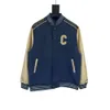 メンズジャケット野球コートCEデザイナーVarsity Jacket Embroidery Cレザー快適な真珠留めファッションマンジャケットメンズ衣類高品質のジャケット