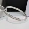 Diamond Bangle Classic Designer Bransoletka Bineliry Luksus Projekt literowy Niezalergiczny materiał Wysokiej jakości prezent urodzinowy para