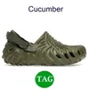 Nouvelles sandales de créateurs Clogs x Salehe Bembury Sandal Tide Crocodile Urchin Stratus Concombre Menemsha pantoufles pour hommes diapositives décontractées pantoufles de luxe pour femmes diapositives plates