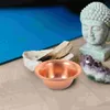 Servis uppsättningar 2 datorer Retro Decor Water Leder Bowl Vintage Worship Cup Copper Yoga Meditation Decorative Offer Offer