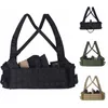 Vestes de chasse plate-forme de poitrine MOLLE Mag Carrier plates-formes panneau modulaire tactique gilet militaire pour Paintball en plein air