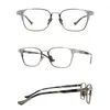 Fashion zonnebrilmonturen Belight Optical Heren Japan Design Vintage Vierkant Retro Titanium Met Acetaat Brilmontuur Precription 288M