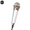 Microfones Portable 3,5 mm Stereo Studio Mic KTV Karaoke Mini Microphone For Smart Phone Laptop PC Desktop Handhållen Audio Microphone 24410