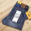 Moda hilovable Primavera e Autunno Jeans Europei Uomo Giallo Fango Industria Pesante Tubo Dritto Pantaloni Lunghi da Uomo Versatili Retro Larghi