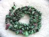 Pendants ! Green Peridot/pink Sunstone/tourmaline/amazonite Baroque 5-8mm Chocker Necklace 17inch Nature Beads FPPJ Gemstone For Woman