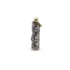 Colliers en laiton blanc Totem pendentif bricolage couteau perle vintage lanière bijoux accessoires antique EDC outil extérieur paracord porte-clés charmes