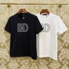 Luksusowa marka Summer Mens Designer T Shirt Nowy produkt Letter Drukowane kobiety 100% czysty bawełniany okrągła szyjka koszulka swoboda mody popularna para krótkiego rękawu