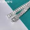 Armbanden Chshine 925 Sterling Silver Strap Chain Armband för man kvinnor Charm Wedding Celebration Engagement Party Fashion Jewelry