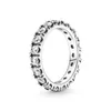 Bröllopsringar Nytt i 100% Real 925 Sier Rings for Women Original Heart Crown Rose Gold Crystal Engagement Wedding Anniversary Jewelry OT74Q