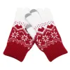 Winter Magic Gloves Touch Screen Women heart shape Men Warm Stretch Knitted Wool Mittens acrylic Gloves 2024226