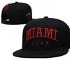 Miami „Heat“ Ball Caps Casquette 2023-24 Unisex Mode Baumwolle Baseball Cap Snapback Hut Männer Frauen Sonnenhut Stickerei Frühling Sommer Kappe Großhandel A1