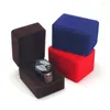 Bolsas de jóias Relógio Caixa Organizador Bolsa Bolsa Armazenamento de Viagem Veludo para Mulheres Homens Adultos