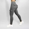 Pantalon femme pantalon femme bas Yoga basique large ceinture solide salopette sport actif plusieurs poches pantalons De Mujer