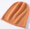 Береты из чистого кашемира, повязка на голову, защита ушей, шерстяная шапка, однотонная, завитая, вязаная для шапок, кепки, мужские зимние женские повязки на голову