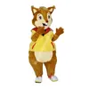 Novo adulto realista leve raposa feliz mascote traje personalizado fantasia tema fantasia vestido