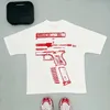 メンズTシャツデザイナーストリートビンテージアルファベットプリント半袖TシャツメンY2KゴスハラジュクファッションルーズパーソナリティTシャツ