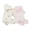 Vêtements pour chiens pleine saison imprimé dessin animé imperméable Bichon Schnauzer caniche chiot vêtements Ropa Para Perros chiens imperméables