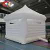 Toptan 4.5x4.5m (15x15ft) üfleyici dış mekan aktiviteleri ile 2024 Beyaz Düğün Tented Bounce Ev