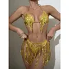 Stage Wear Sexy Dresses Prom Women's Evening Dress Pretty Line Dance Clothing Sequin Tassels Dancewear Women Performance Costumes