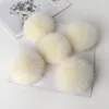 10pcs/lot-10 cm/4 "miękki prawdziwy lis fur