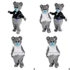 Mascot Costumes 2022 Halloween Teddy Bear Costume High Quality Cartoon P Theme Character Adt Size Christmas Carnival Birthday Party Dhmnq